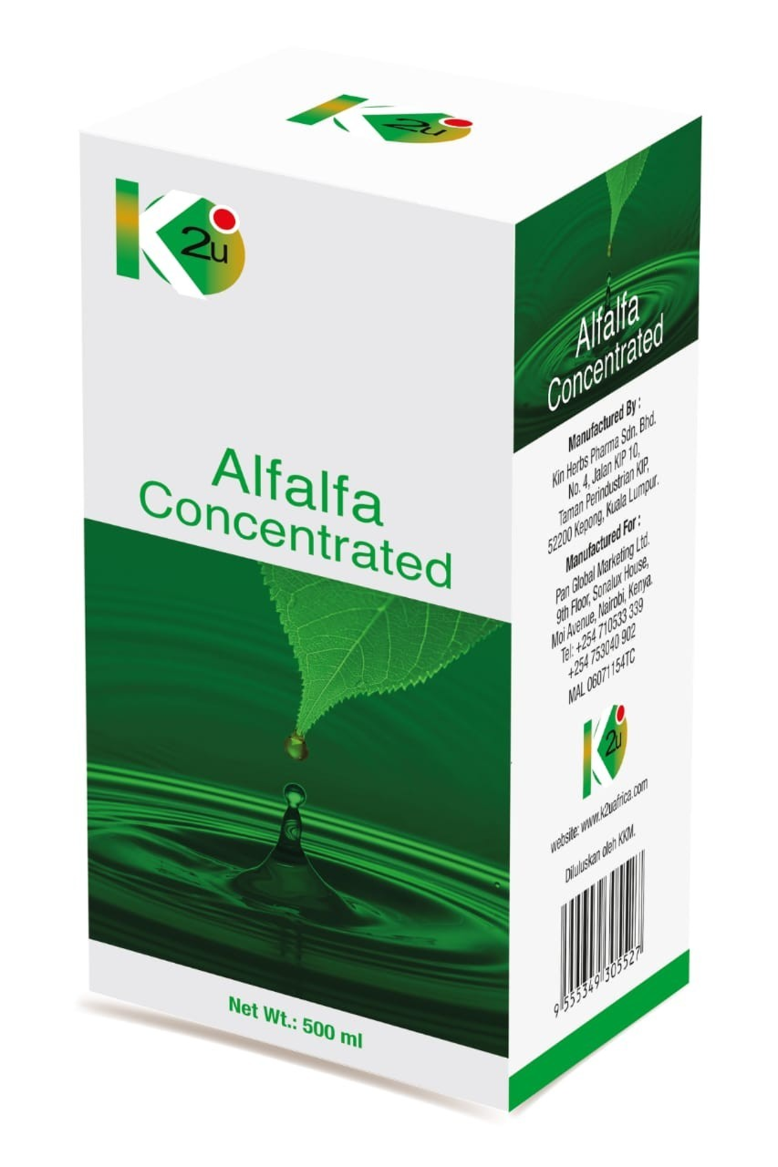 Alfalfa Concentrated Chlorophyll 500ml